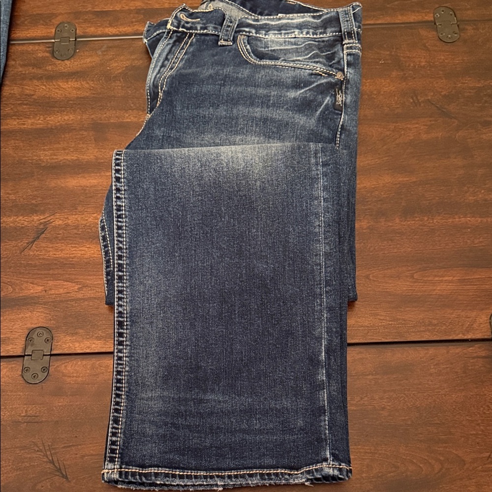 Silver Jeans Zac Dark Indigo Denim